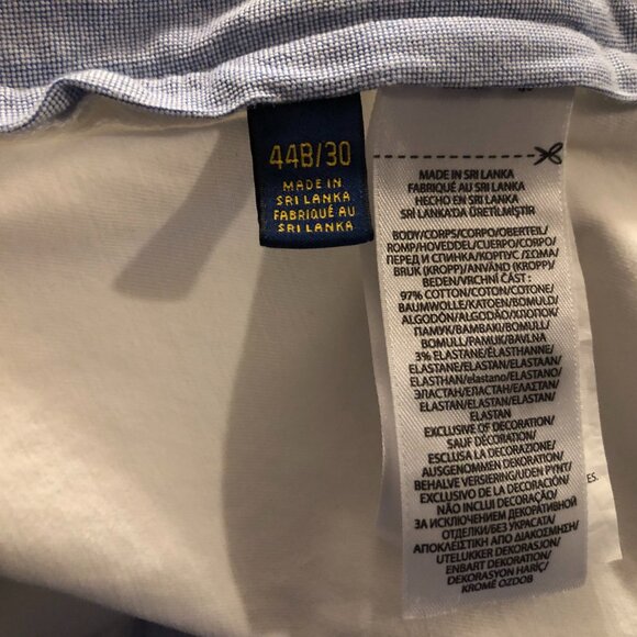 POLO RALPH LAUREN BIG&TALL MEN'S 97% COTTON CASUAL PANTS  SIZE: 44B/30 - Picture 6 of 7